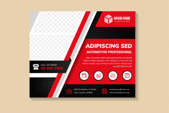 Automotive Professional Horizontal Banner: Elevating Your Brand with High-Impact Design