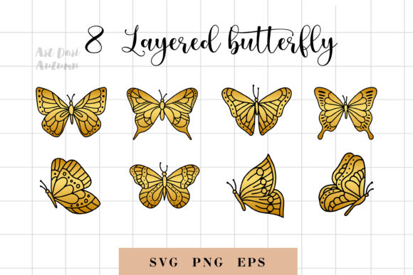 Beautiful Butterfly SVG Designs for Crafts