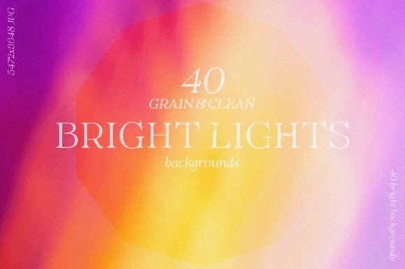 Bright Lights: Grainy Abstract Textures
