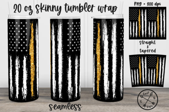 Evaluating the 20oz Skinny Tumbler Wrap American Flag Design
