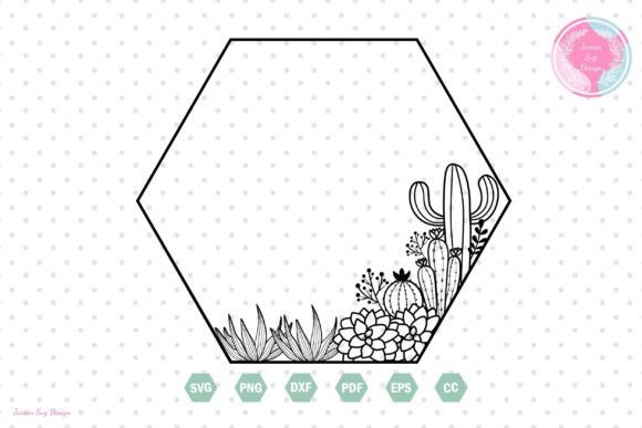 Mastering Botanical Design with Cactus Frame SVG and Digital Cut Files