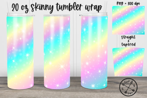 Mastering Sublimation with the Rainbow Glitter 20oz Skinny Tumbler Wrap: A Comprehensive Guide