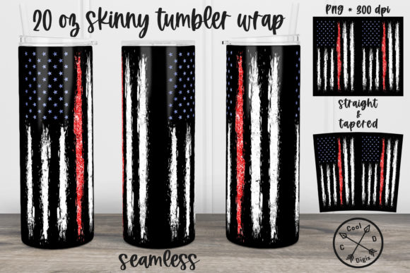 Mastering the American Flag Thin Red Line Tumbler Wrap for Professional Sublimation Results