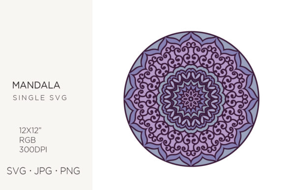 Ornate Mandala SVG Graphic Artwork: A Versatile Asset for Modern Creators