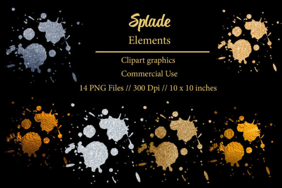 Splade Brush Stroke Clipart Element Guide
