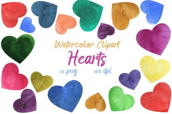 Strategic Design: Leveraging Watercolor Clipart Hearts PNG for Brand and Creative Impact