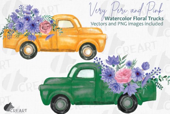 Very Peri Floral Watercolor Trucks Decor: A Guide to Smart Usage and Quality