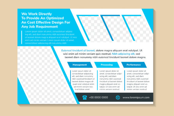 We Work Directly Horizontal Flyer